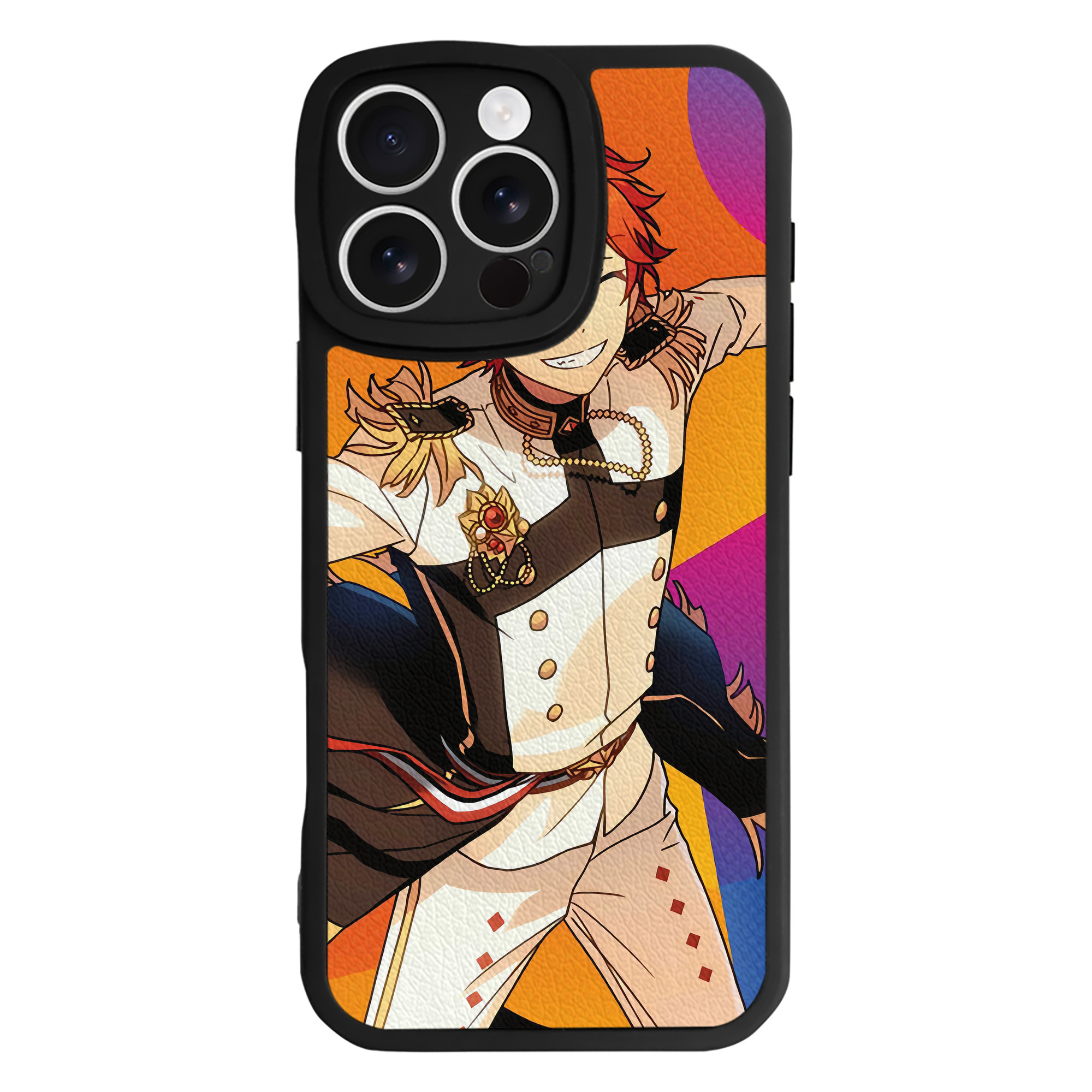 （画像用） あんさんぶるスターズ! Ensemble Stars 【iPhone 16シリーズ対応】シリコンスマホケース（レザー調） 材質：シリコン